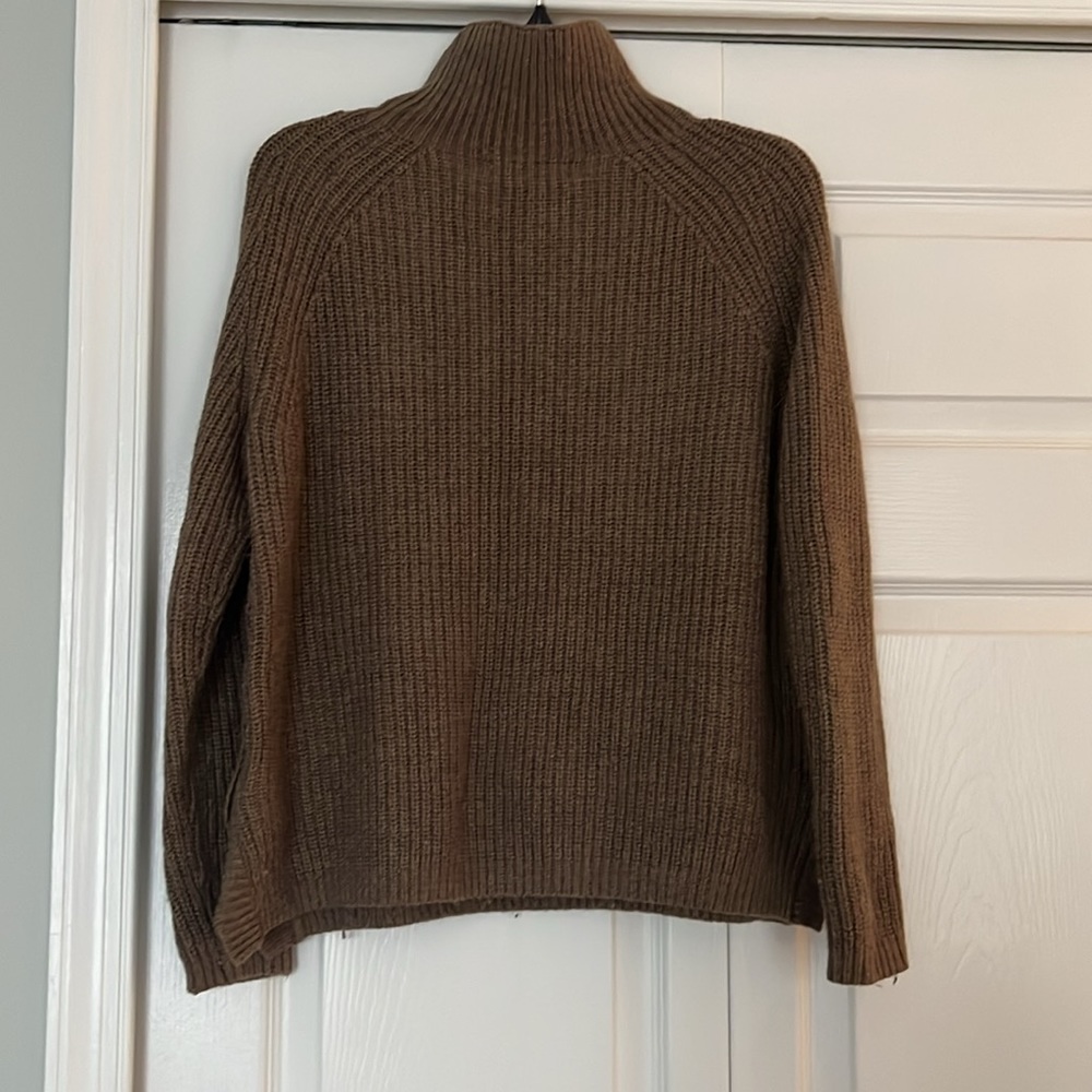 H&M Label of Graded Goods Taupe Brown Knit Turtleneck Sweater - Picture 5 of 7